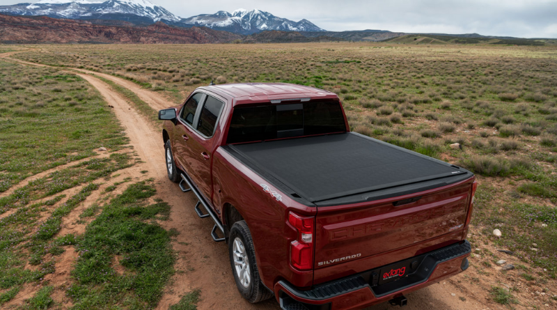 Extang Xceed hard folding tonneau cover flush profile
